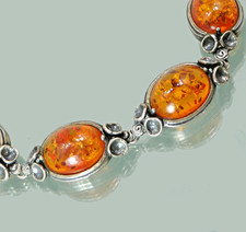 Bracciale Vintage In Ambra Di