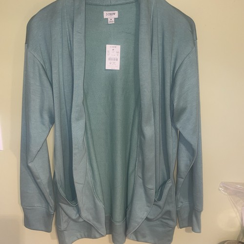 Cardigan crew aperto tasche - j,