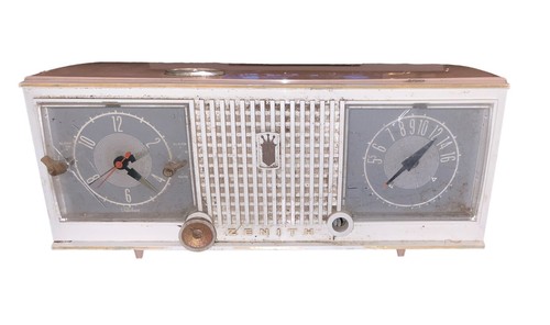 Radio sveglia vintage - vintage, zenith
