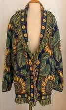 Giacca cappotto frange arazzo