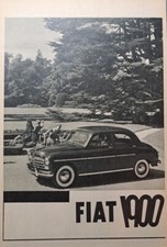 FIAT 1900 - Rara Pubblicità