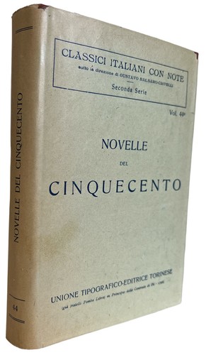 Libro novelle del cinquecento - libro,