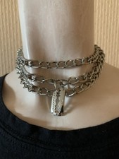 Collana catena argento