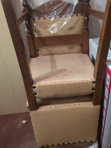 Coppia sedie vintage legno - coppia,