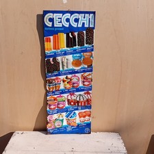 Insegna Tabella Gelati Cecchi