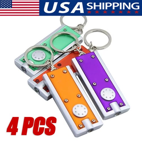 4pcs mini portachiavi torcia - 4pcs,