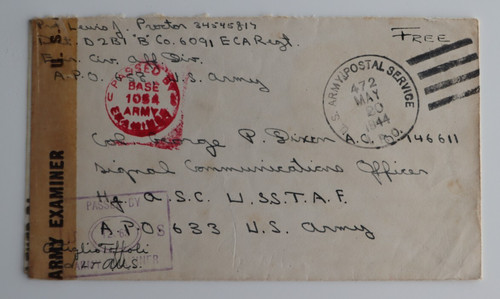 Army postal service 1944 - us,