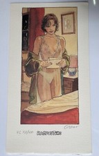 GIBRAT EX LIBRIS Dim 14*25 Cm N° /130 EX Signé a la main ED RASPOUTINE TTBE