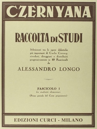 Czernyana raccolta studi - raccolta, di
