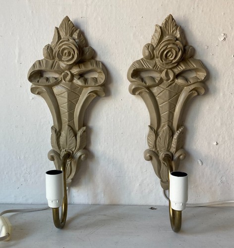 Coppia applique grigie
