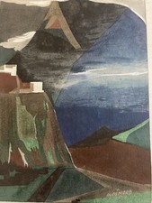 Pittura 1950 Paesaggio