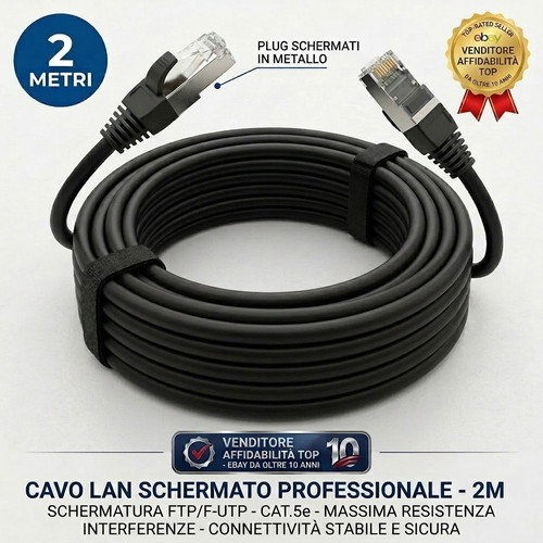 Cavo lan cat5e utp - cat5e, f/utp