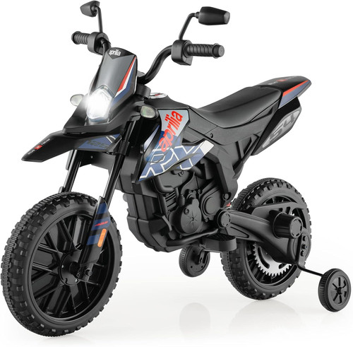 12v aprilia moto cavalcabile - 12v,