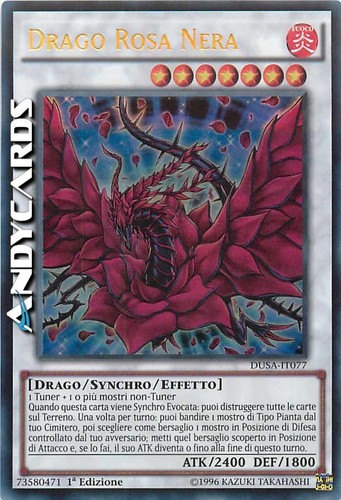 Drago rosa nera black - rosa, (black