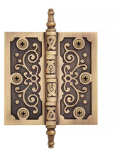 Cerniera per porta ornata in