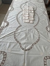 Tovaglia vintage cotone beige