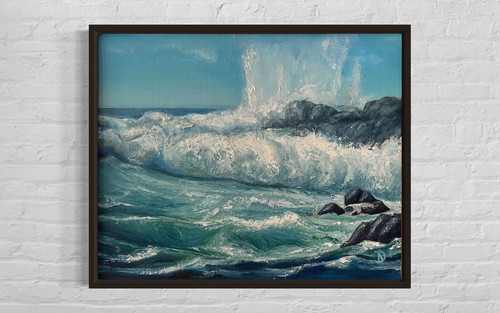 Quadro olio tela - su,