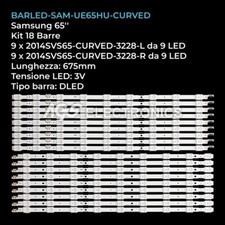 KIT 18 BARRE STRIP LED TV