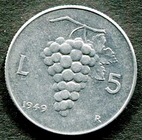 Moneta italia lire km 89 - -, 5