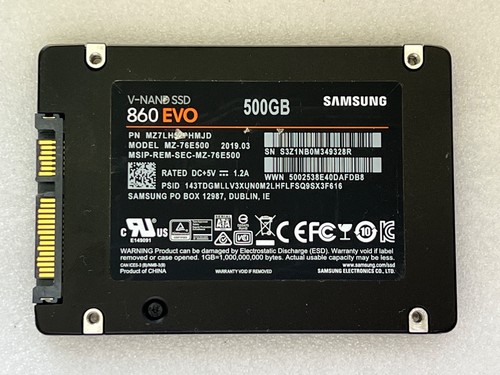 Samsung 860 evo 500gb sata - samsung,
