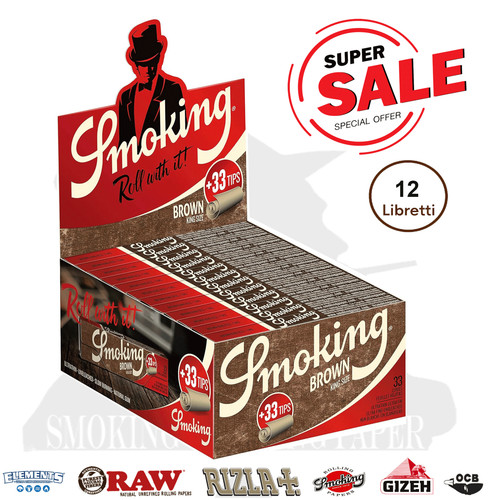 Cartine smoking brown lunghe - cartine,