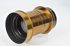 Optimus 9x7 12" f/8 obiettivo rapido rettilineo ottone di Perken, Son & Rayment