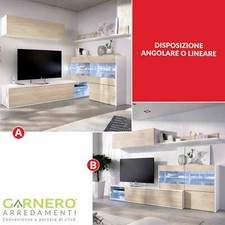 Parete attrezzata angolare