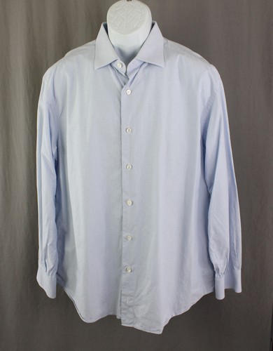 Camicia brioni uomo blu - uomo, bianca
