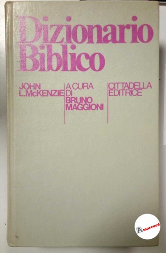 Dizionario biblico - aa.vv.,,