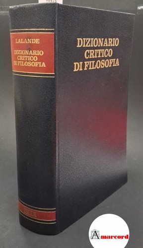 Dizionario critico - , di