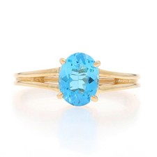 Anello Solitario In Topazio