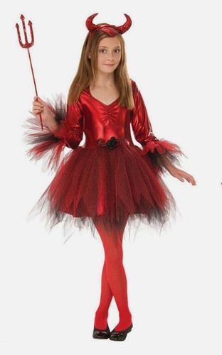 Costume bambina diavolo festa