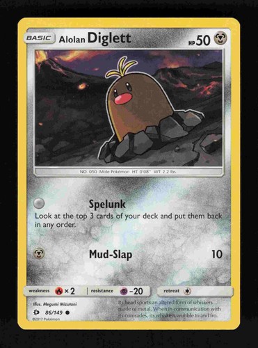 Alolan diglett 149 - diglett,