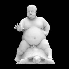 Statua Scultura La Fontana di