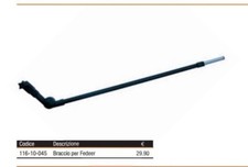 Braccio prer feeder Trabucco x panchetti art 116-010-04 attaco 24mm no riduttore