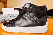 Sneakers Hogan Rebel Donna alte nere TG 38, come nuove usate pochissime volte