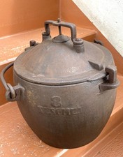 Ww1 Pentola Grande A Pressione N.8 Austriaca Da Trincea Kg 7,5 Perfetta