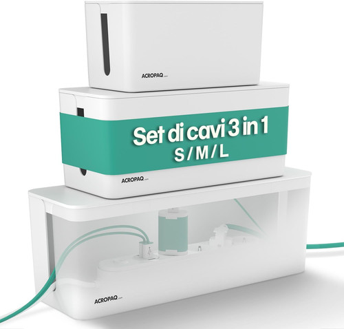 Scatola porta cavi - cavi, 3-in-1