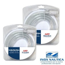 POMPA MANUALE TRAVASO LIQUIDI Ø22,5mm x 160cm DIESEL BENZINA ACQUA BARCA