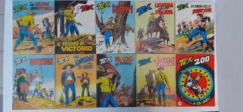 Tex willer originali - tex, anni