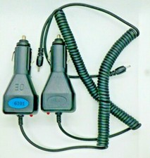 2 X adattatori caricabatterie auto si adattano ai vecchi telefoni cellulari Nokia THIN PIN [scegli dalla lista]