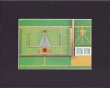 Quadro classico artistico stampa opaca 8x10": Aldo Rossi, 1976 modello cimitero di Modena