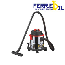 GLOBEX Bidone aspiratutto aspirapolvere solidi liquidi 1200w 20l funz soffiaggio