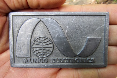 Fibbia cintura vintage alinco - fibbia,
