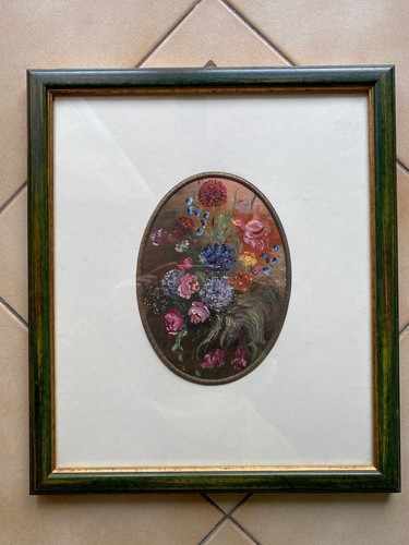 Dipinto olio natura morta - dipinto,