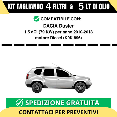 Tagliando per dacia duster - tagliando,