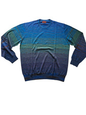 MAGLIONE GIROCOLLO MISSONI NUOVO, TAGLIA 58, 100% LANA