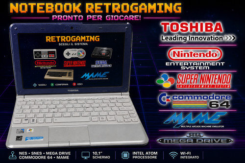 Notebook retrogaming toshiba - retrogaming,
