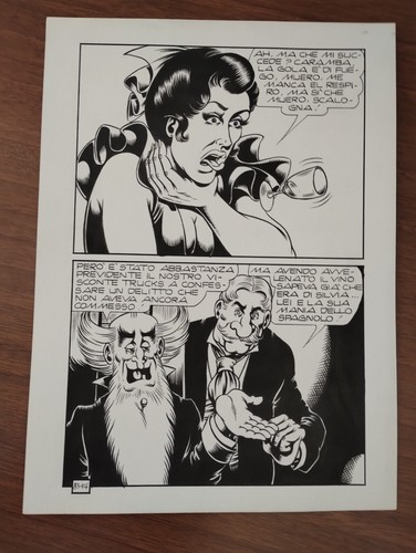 Tavola originale alan ford - originale,
