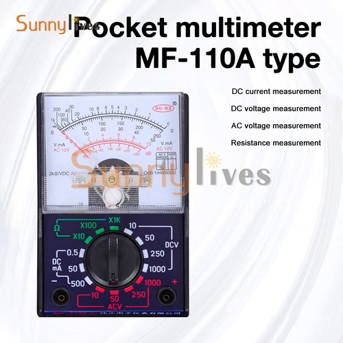 110a pocket mini multimetro - mf-110a,